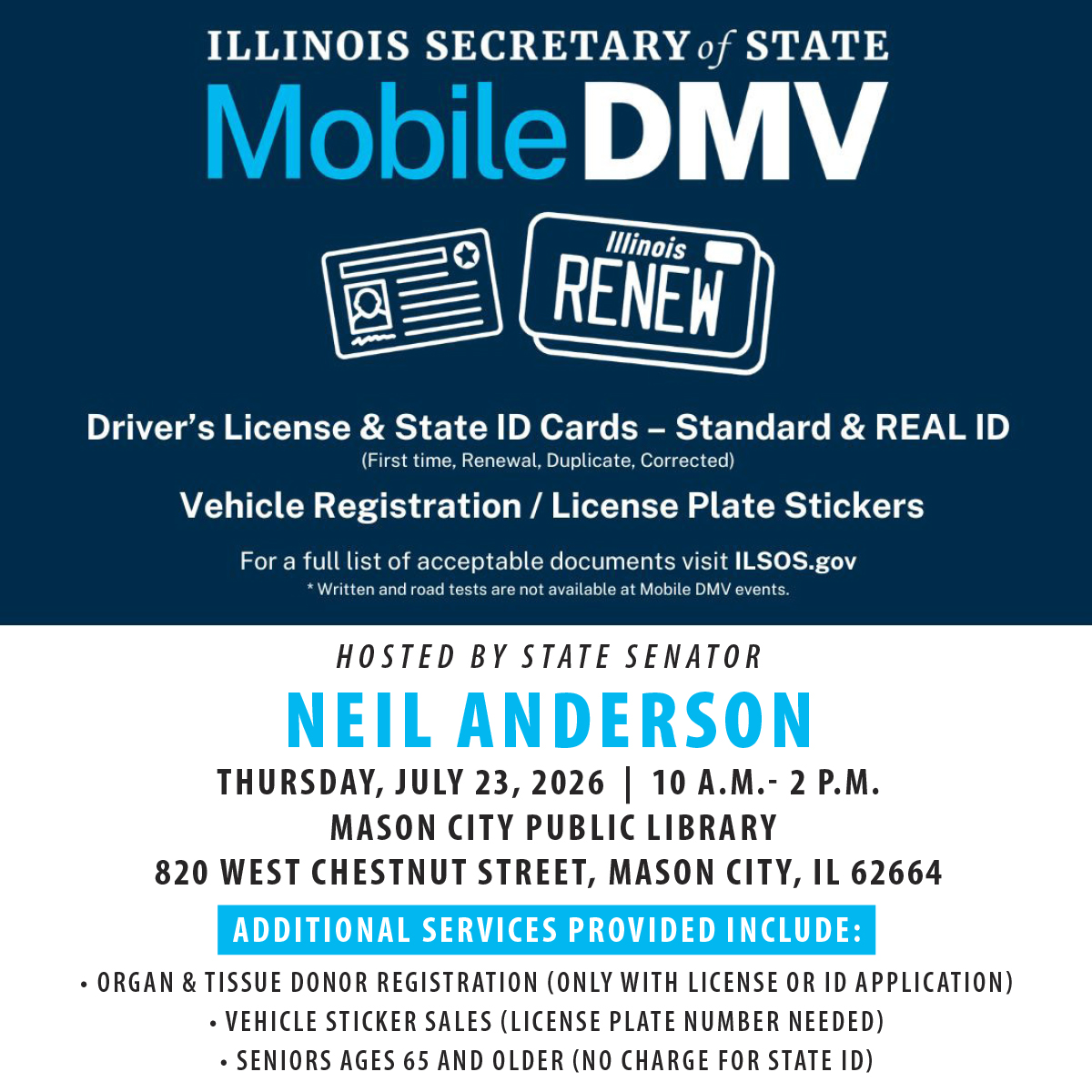 Anderson Mobile DMV July 23 Graphic